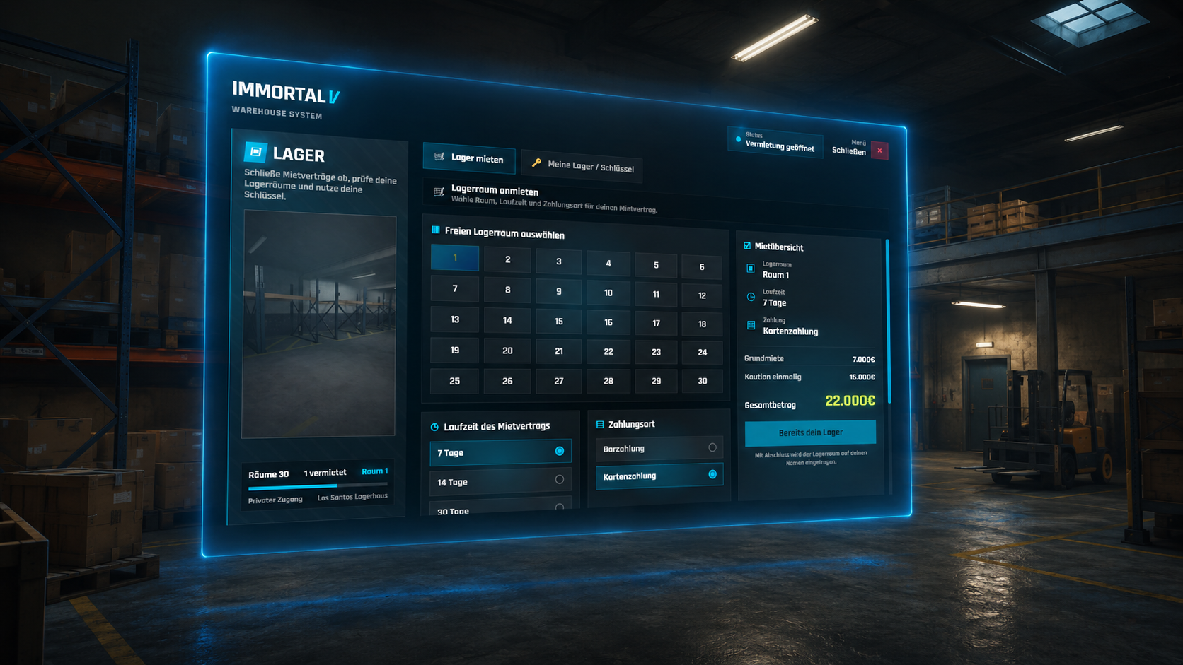 ESX / Warehouse Script